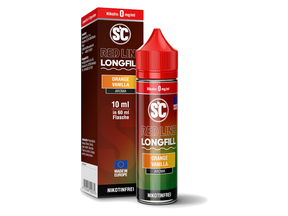 SC - Red Line Longfills 10 ml - Orange Vanilla