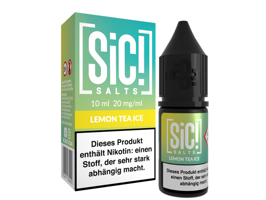 SiC! Salts - Nikotinsalz Liquid - Lemon Tea Ice