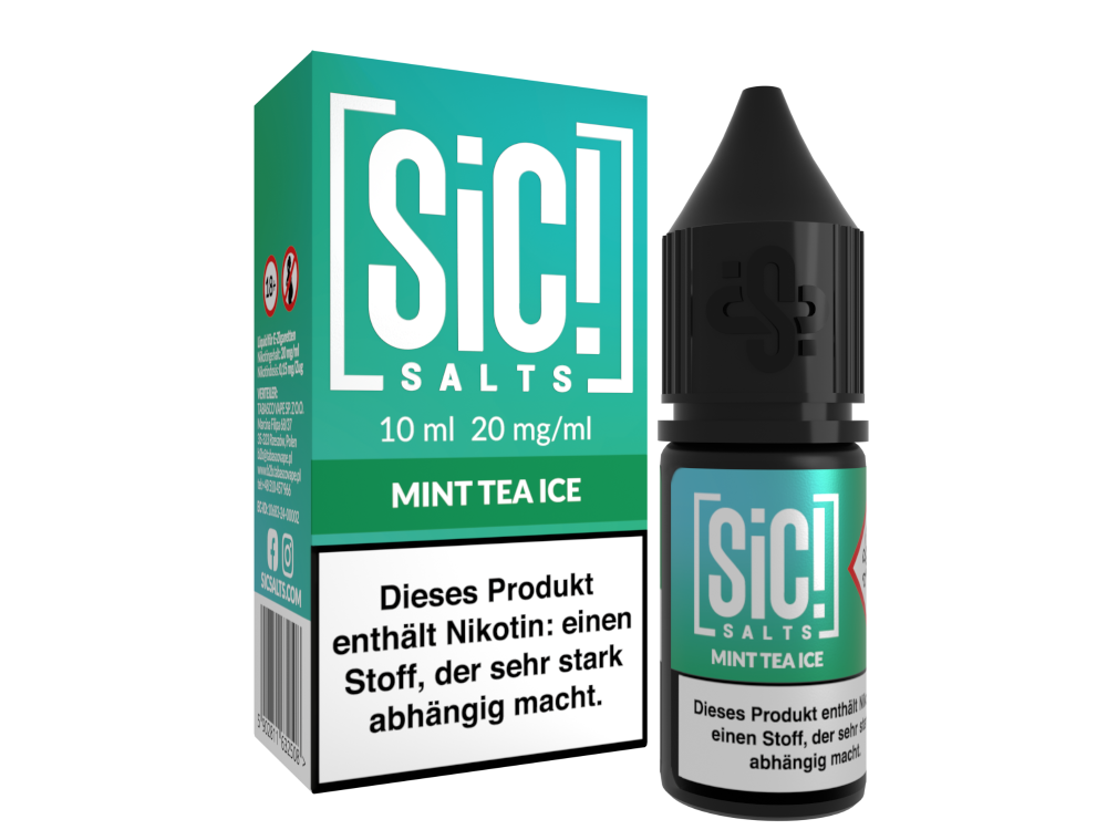SiC! Salts - Nikotinsalz Liquid - Mint Tea Ice