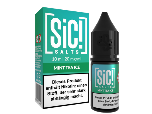 SiC! Salts - Nikotinsalz Liquid - Mint Tea Ice
