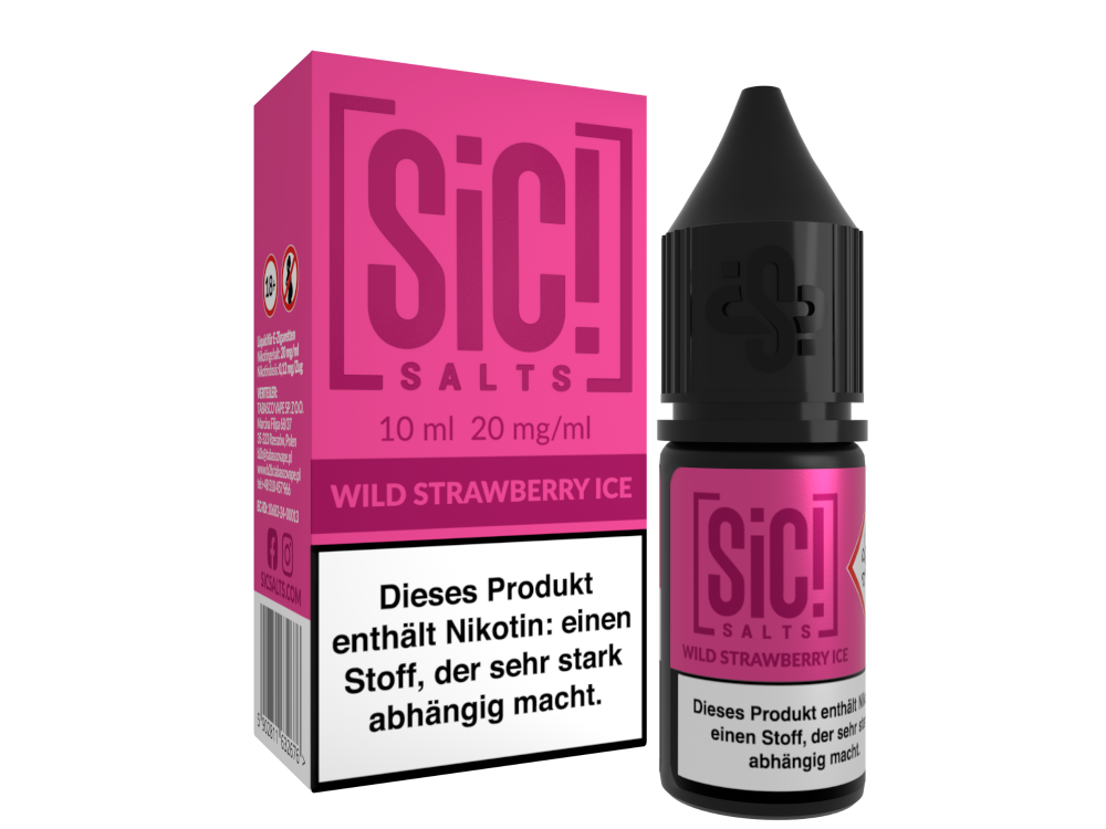 SiC! Salts - Nikotinsalz Liquid - Wild Strawberry Ice