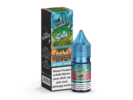 Twelve Monkeys - Iced - Nikotinsalz Liquid - Harambae