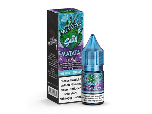 Twelve Monkeys - Iced - Nikotinsalz Liquid - Matata