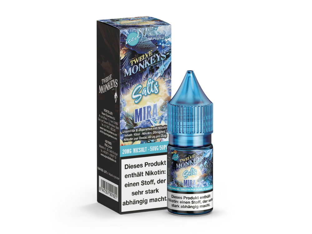 Twelve Monkeys - Iced - Nikotinsalz Liquid - Mira