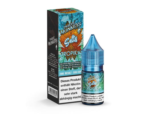 Twelve Monkeys - Iced - Nikotinsalz Liquid - Tropika