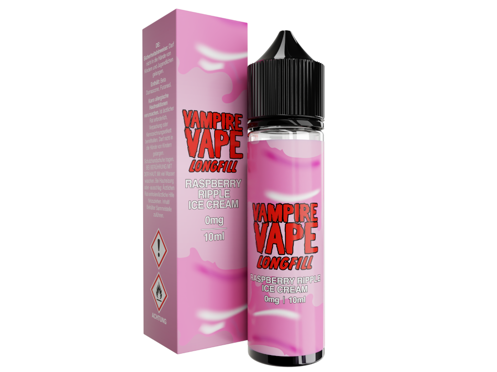 Vampire Vape - Dessert Collection - Aroma 10 ml - Raspberry Ripple Ice Cream