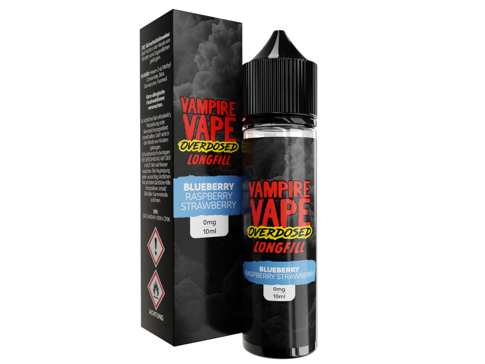 Vampire Vape - Overdosed - Aroma 10 ml - Blueberry Raspberry Strawberry