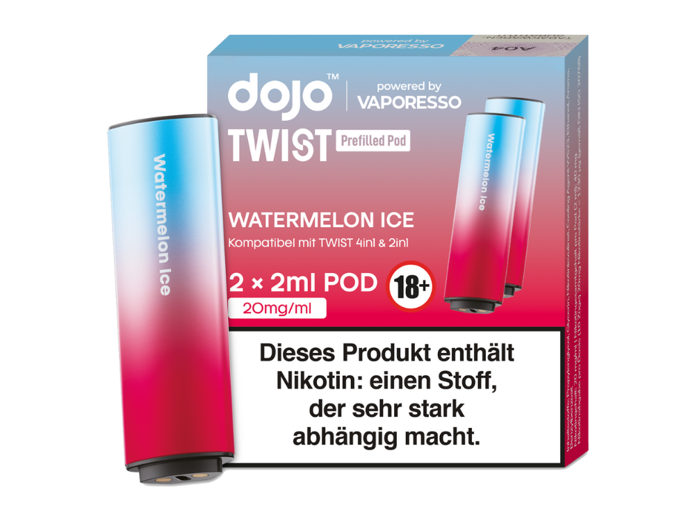 Vaporesso Dojo Twist Pod Wassermelonen-Eis 20mg 1000x750