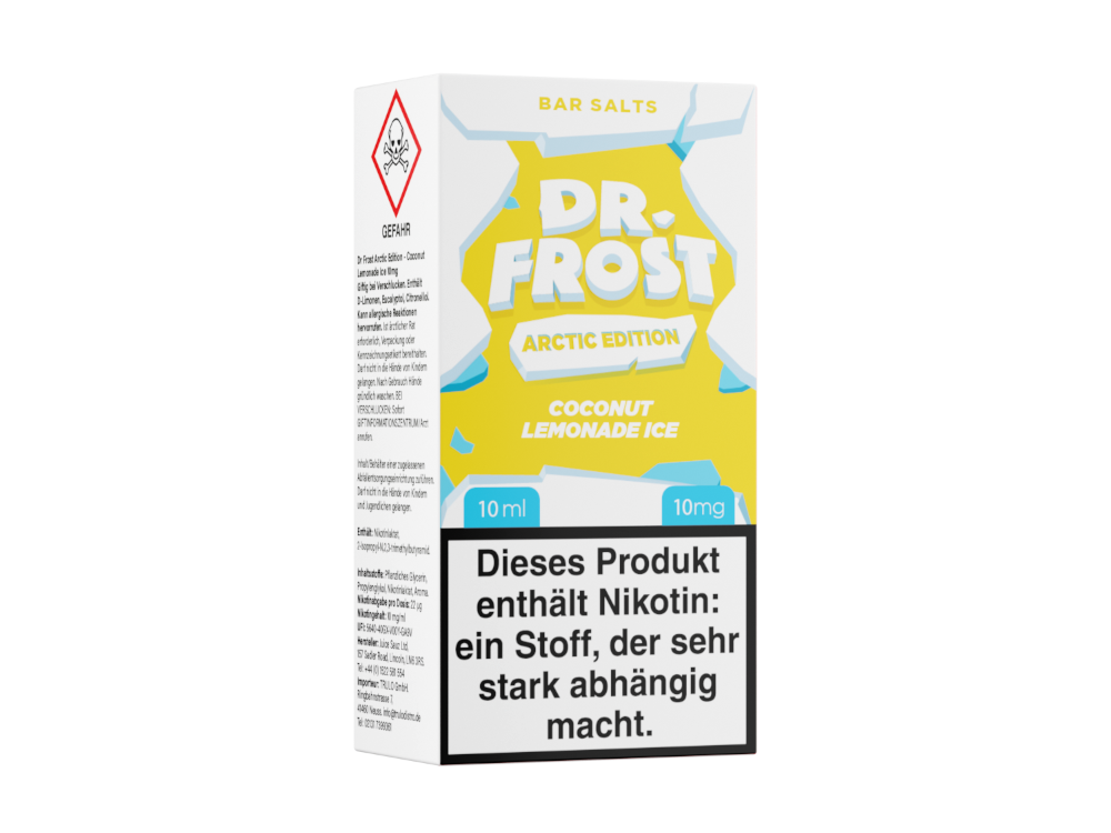 Dr. Frost - Arctic Edition - Nikotinsalz Liquid - Coconut Lemonade Ice