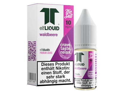 Elf-Liquid - Dual - Nikotinsalz Liquid 10 mg/ml - Waldbeere