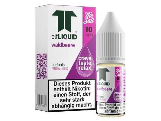 Elf-Liquid - Dual - Nikotinsalz Liquid 10 mg/ml - Waldbeere