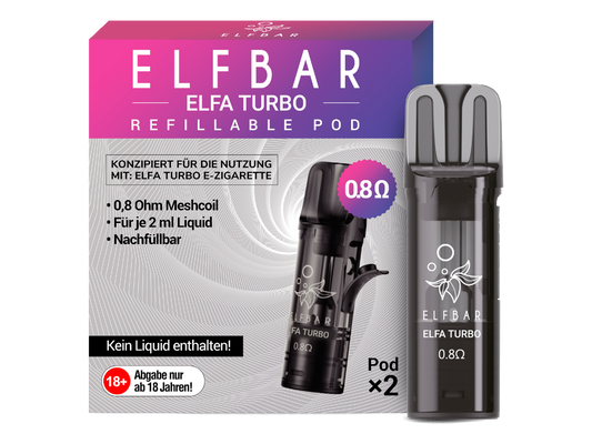 Elfbar - Elfa Turbo 0,8 Ohm Pod