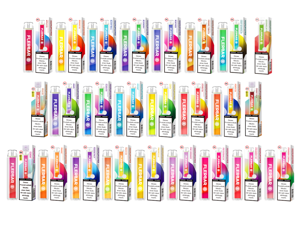 Flerbar M Einweg E-Zigarette  - Nikotinsalz