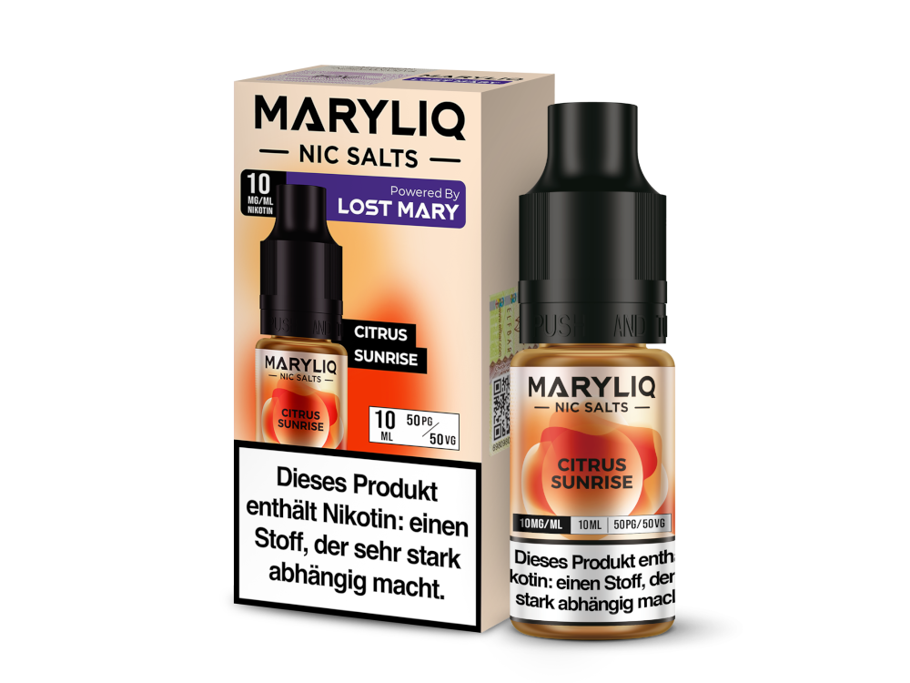 MARYLIQ - Nikotinsalz Liquid - Citrus Sunrise