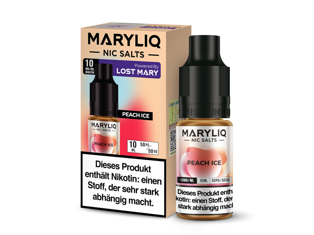 MARYLIQ - Nikotinsalz Liquid - Peach Ice