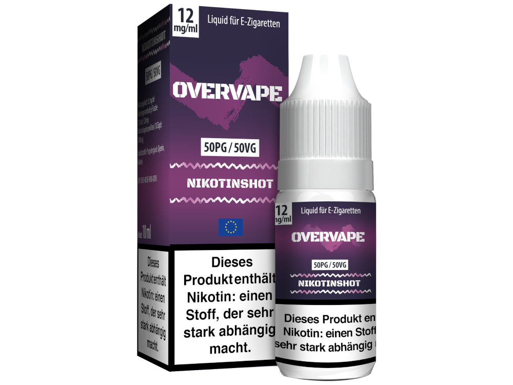 Overvape - 10ml Nikotin Shot 50/50