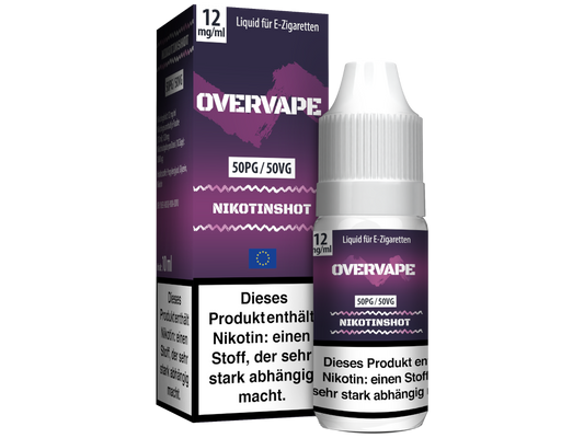 Overvape - 10ml Nikotin Shot 50/50