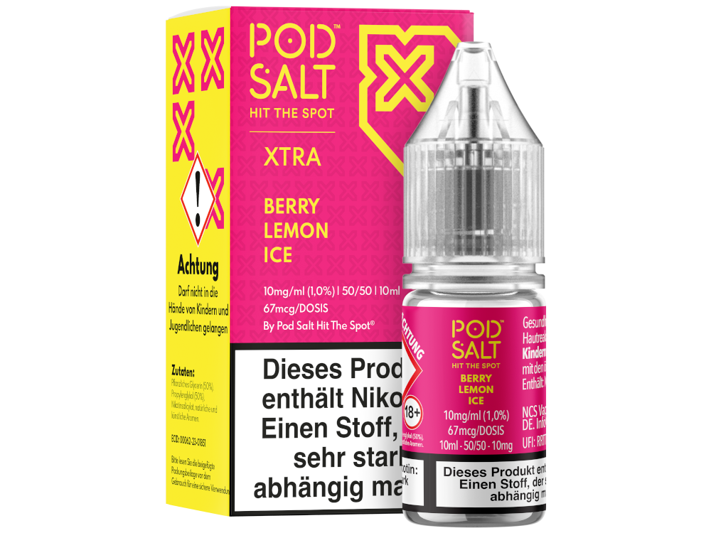 Pod Salt X - Nikotinsalz Liquid  - Berry Lemon Ice