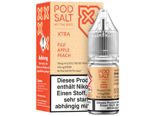 Pod Salt X - Nikotinsalz Liquid  - Fuji Apple Peach