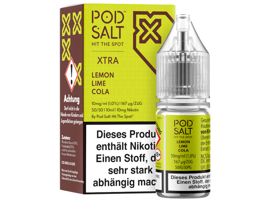 Pod Salt X - Nikotinsalz Liquid  - Lemon Lime Cola