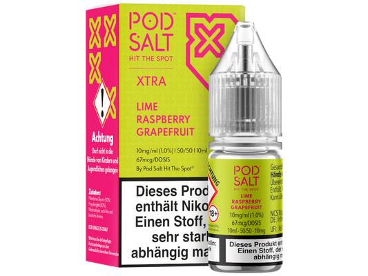 Pod Salt X - Nikotinsalz Liquid  - Lime Raspberry Grapefruit