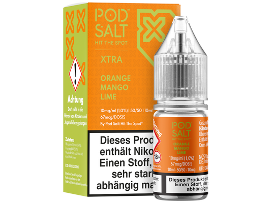 Pod Salt X - Nikotinsalz Liquid  - Orange Mango Lime