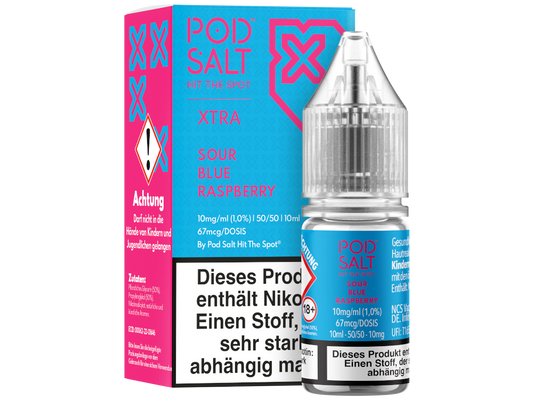 Pod Salt X - Nikotinsalz Liquid  - Sour Blue Raspberry