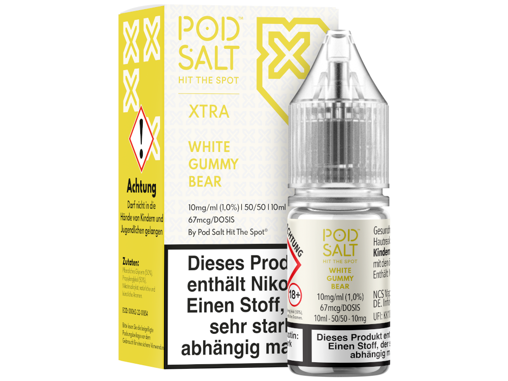 Pod Salt X - Nikotinsalz Liquid  - White Gummy Bear