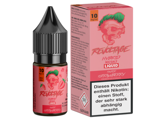 Revoltage - Hybrid Nikotinsalz Liquid - Super Strawberry