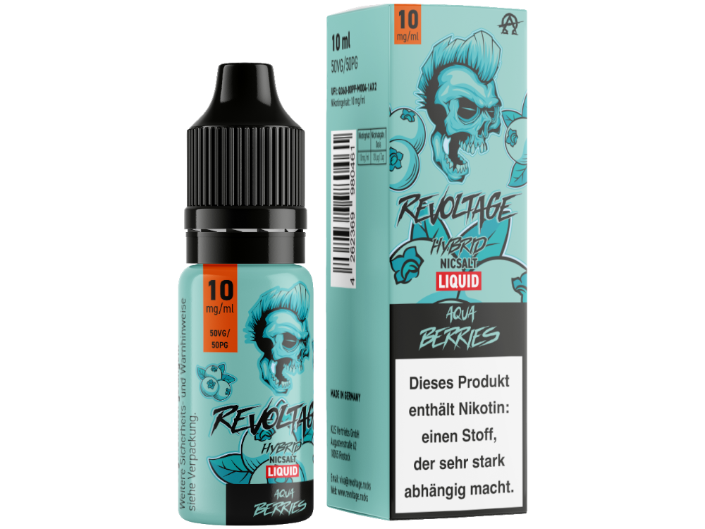 Revoltage - Hybrid Nikotinsalz Liquid - Aqua Berries