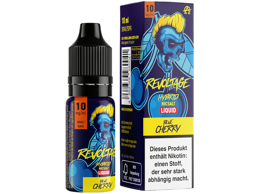Revoltage - Hybrid Nikotinsalz Liquid - Blue Cherry