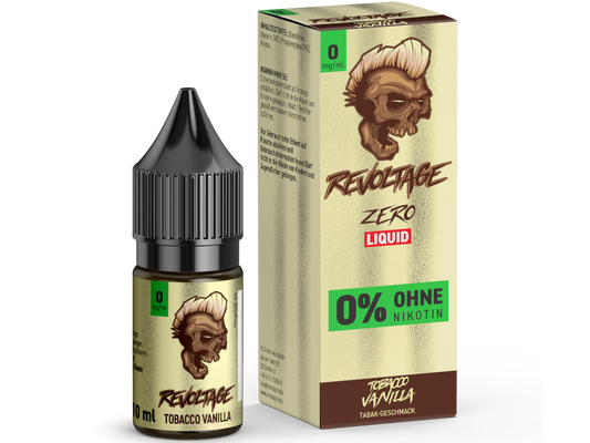Revoltage Nikotinfrei - Hybrid Nikotinsalz Liquid - Tobacco Vanilla