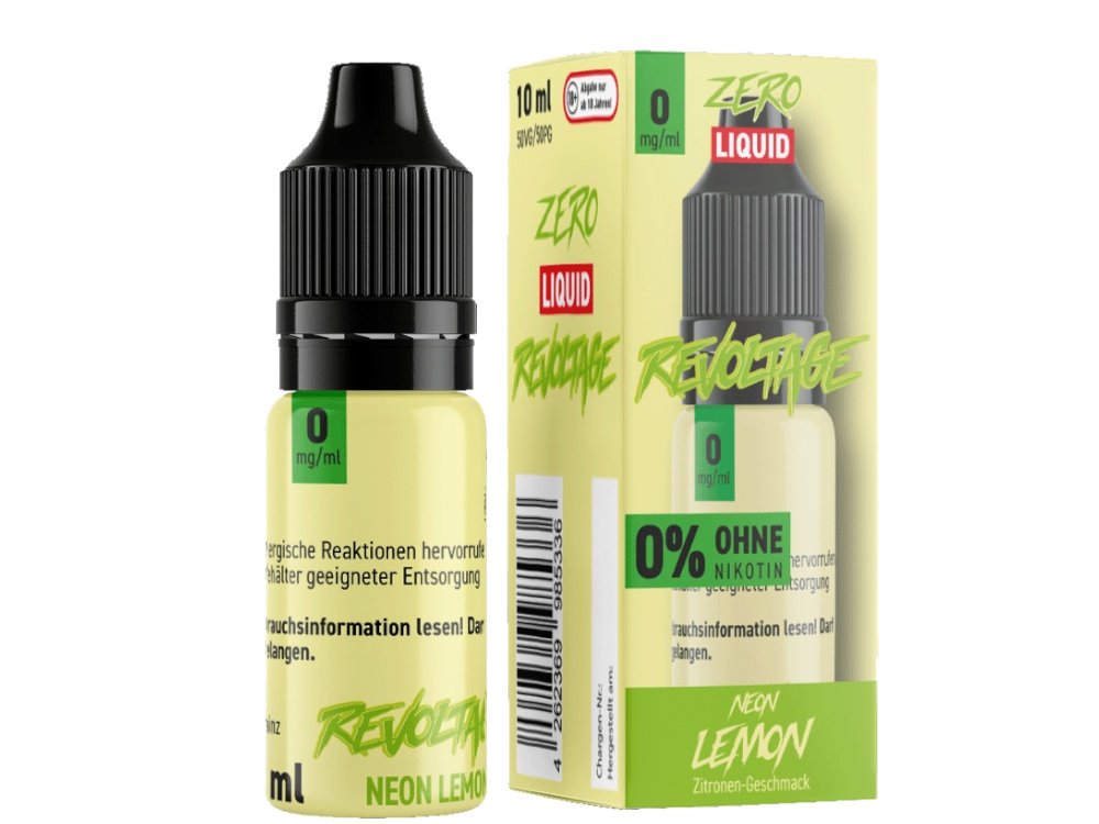Revoltage Nikotinfrei - Hybrid Nikotinsalz Liquid - Neon Lemon
