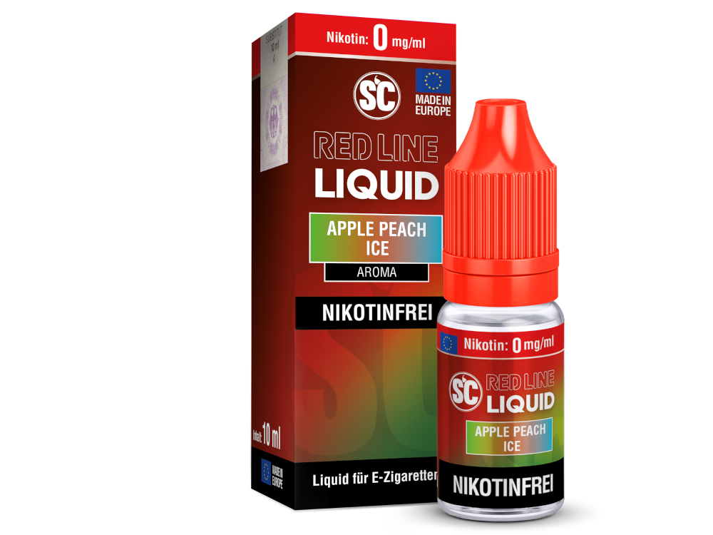SC - Red Line - Apple Peach Ice - Nikotinsalz