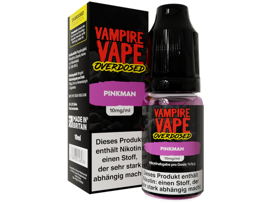 Vampire Vape - Overdosed - Nikotinsalz Liquid - Pinkman
